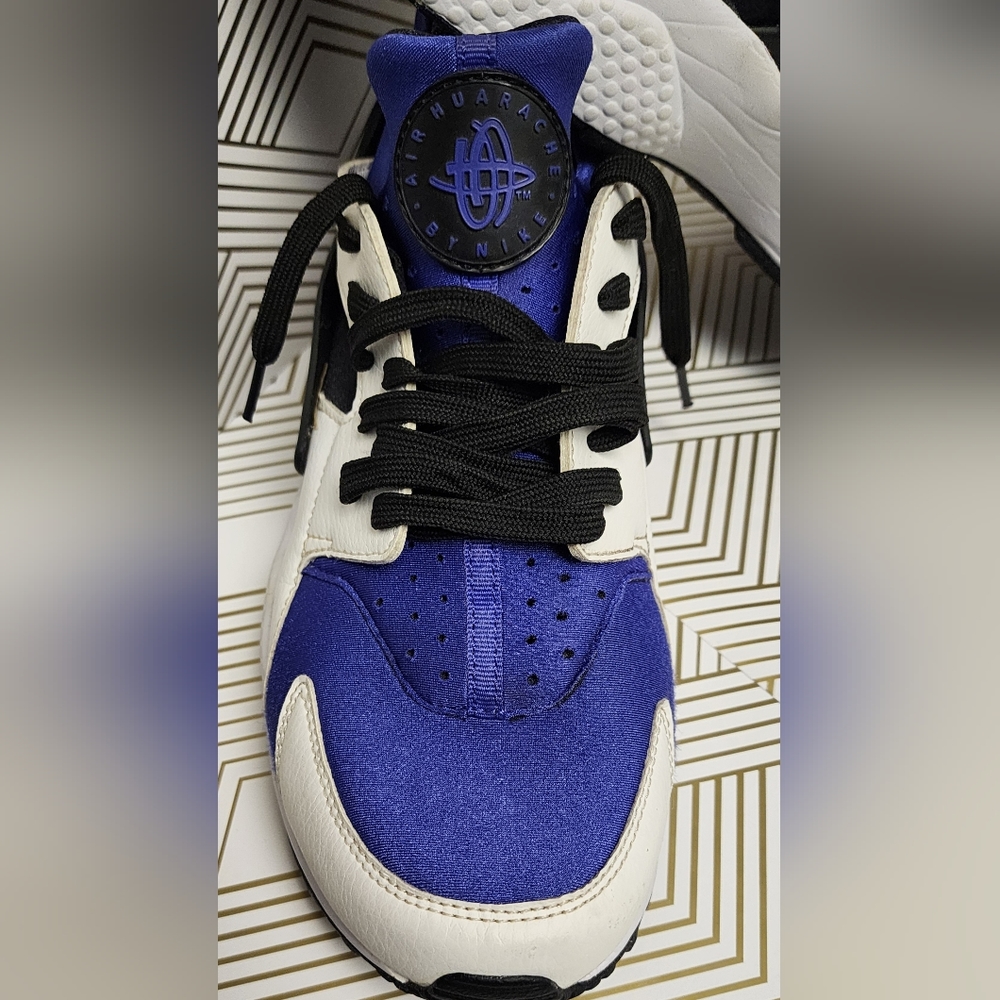 NIKE AIR HUARACHE RUN PERSIAN VIOLET RUNNING SHOES RARE NEW AT4254-100 size 9 - Picture 2 of 13